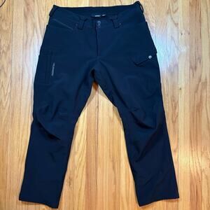 Truewerk Pants Mens 36x30 Black T3 Werkpant Thermal Softshell Cargo Fleece Lined